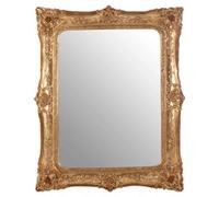 Orsina Timeless Gold Baroque Style Wall Mirror, Neoclassical Hallway Mirror For Livingroom, Elegant Modern Mirror