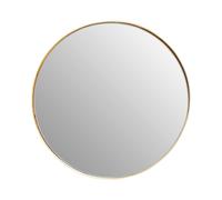 Orsina Timeless Small Wall Mirror, Easy To Install Circular Wall Mirror, Versatile Mirror for Home in Gold Orsina Gold