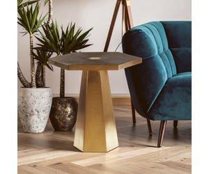 Orsina Titan Large Hexagon End Table