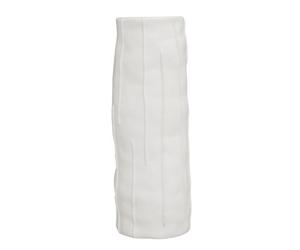 Orsina Traditional Stoneware White Large Vase, Versatile Flower Vase, Compact And Lightweight Vase For Flowers