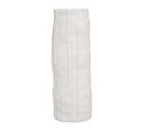 Orsina Traditional Stoneware White Large Vase, Versatile Flower Vase, Compact & Lightweight Vase For Flowers Orsina White