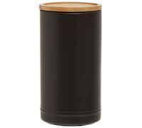 Orsina Trendy Black Stoneware Canister With Airtight Lid, Functional Storage Jar, Countertop Storage Containers Orsina Black
