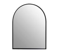 Orsina Trento Small Black Metal Wall Mirror Orsina Black