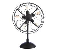 Orsina Trissoni Vintage Fan Shape Table Lamp in Black Orsina Black