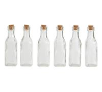 Orsina Tromso 6Pcs Small Glass Bottles in Clear Orsina Clear