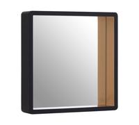 Premier Housewares Medium Wall Mirror - Black/Gold