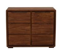 Orsina Two Door Sheesham And Acacia Sideboard, Solid Sheesham And Acacia Wood Cabinet, Modern Buffet