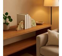 Orsina Two Onyx Bookends,easy Accessible Bookends Sculpture, Easy To Clean Onyx Marble Bookends