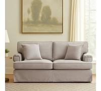 Orsina Two Seat Grey Velvet Sofa