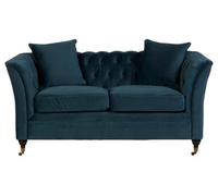 Orsina Two Seat Midnight Velvet Sofa