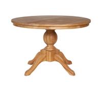 Orsina Understated American Oak Wood Dining Table, Stable Small Dining Table, Sturdy Kitchen Table For Dinner