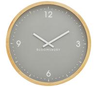 Orsina Understated Design Of Our Grey Wall Clock, Stylish Big Clock, Compact Lightweight Clock For Outdoor Indoor Orsina Grey