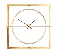Orsina Unique Cross Hair Design Metal Wall Clock, Easy To Read Minimal Hands Big Clock On Wall, Kitchen Clock in Gold Orsina Gold