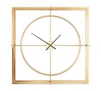 Orsina Unique Cross Hair Design Metal Wall Clock, Easy To Read Minimal Hands Big Clock On Wall, Kitchen Clock