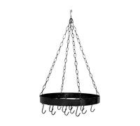 Orsina Valen Matt Black Round Ceiling Rack Orsina Black