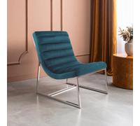 Orsina Velvet Cocktail Chair, Easy To Adjust Comfy Chair, Effortless Cleaning Ocassional Accent Chair