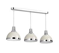 Orsina Vermont Three Shutter Shade Pendant Light in Cream Orsina Cream