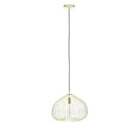 Orsina Versatile 1 Bulb Gold Finish Pendant Light, Effortlessly Maintained Down Light Wall, Sturdy Ceiling Light