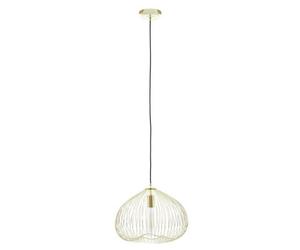 Orsina Versatile 1 Bulb Gold Finish Pendant Light, Effortlessly Maintained Down Light Wall, Sturdy Ceiling Light