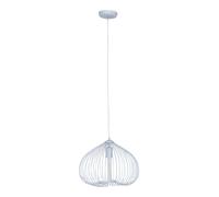 Orsina Versatile 1 Bulb Pendant Light, Effortlessly Maintained Down Light Wall, Sturdy Ceiling Light in Silver Orsina Silver