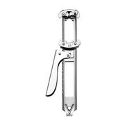 Orsina Versatile Chrome Jar Opener, Noastalgic Style Jar Opener For Kitchen, Dishwasher Safe Best Jar Opener in Silver Orsina Silver