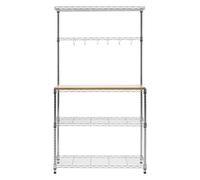 Orsina Versatile Design 4 Tier Shelf Unit, Contemporary Shelf Unit For Living Room, Durable Standing Metal Unit