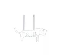 Versatile Design White Sausage Dog Hanger, Stylish Storage Over Door Hooks, Sturdy Hanging Hooks For Store