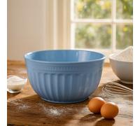 Orsina Versatile Extra Large Blue Mixing Bowl, Durable Mixing Bowl, Spacious Lightweight Rounded Serving Salad Bowl