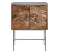 Orsina Versatile Geometric Design Cabinet, Stylish Design Storage Cabinet, Eco Friendly Wooden Bedisde Cabinet