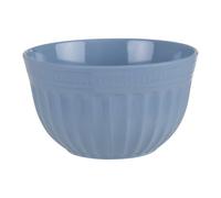 Versatile Large Mixing Bowl, Durable Mixing Bowl, Spacious Lightweight Rounded Serving Salad Bowl Interiors by Premier Blue One Size