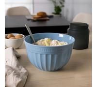 Orsina Versatile Large Mixing Bowl, Durable Mixing Bowl, Spacious Lightweight Rounded Serving Salad Bowl in Blue Orsina Blue