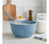 Orsina Versatile Medium Blue Mixing Bowl, Durable Mixing Bowl, Spacious Lightweight Rounded Serving Salad Bowl