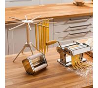 Orsina Versatile Multi Pasta Chrome Maker Set, Durable Kitchen Accessory, Convenient Pasta Maker For Cooking