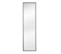 Orsina Versatile Over Door Plastic Frame Mirror, Sleek Mirror For Home, Durable Arched Mirror For Bedroom in Silver Orsina Silver