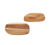 Orsina Versatile Set Of 2 Serving & Chopping Board, Stylish Chopping Board, Kitchen Cutting Board in Natural Orsina Natural