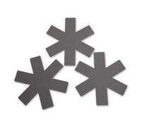 Orsina Versatile Set Of 3 Grey Felt Pan Protectors,non-Stick Cookware Pads,pan Separators For Scratch-Free Stacking