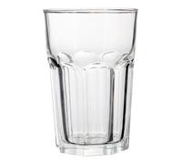 Orsina Versatile Set Of Four Luxor Clear Glass Tumblers, Clear Glassware Drinking Glass, Lightweight Glass Tumbler Orsina Clear