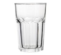 Premier Housewares Luxor Drinking Glasses Set of 4 | Tumbler Water Glass Cups for Everyday Use | Solid Tall Pint Glasses for Highball | BBQ, Juice, Cocktail, Restaurants, Home Bar
