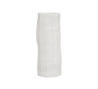 Orsina Versatile Small Large Vase, Traditional Stoneware Flower Vase, Compact & Lightweight Vase For Flowers in White Orsina White