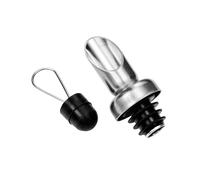 Orsina Versatile Stainless Steel Wine Pourer & Stopper, Secured Wine Bottle Stopper & Pourer, Durable Pourer in Silver Orsina Silver