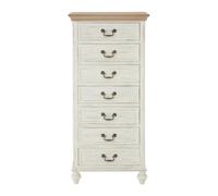 Orsina Versatile Storage 7 Drawers Cabinet, Stylish Design Storage Cabinet, Wooden Bedisde Cabinet