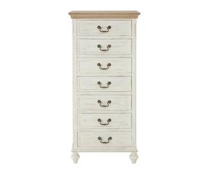 Orsina Versatile Storage 7 Drawers Cabinet, Stylish Design Storage Cabinet, Wooden Bedisde Cabinet