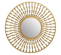 Orsina Versatile Wall Mirror, Elegant Round Shaped Wall Mirror, Sleek And Slim Wall Mirror, Lightweight Wall Mirror