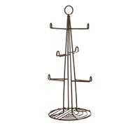 Orsina Vertex Black Nickel Finish 6 Cup Mug Tree