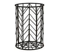 Vertex Black Utensil Holder Kitchen Cutlery Storage Caddy Draining Stand Rack