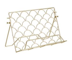 Orsina Vertex Deco Matte Gold Cook Book Stand