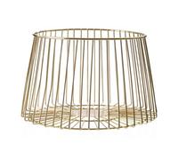 Orsina Vertex Deco Matte Gold Large Fruit Basket