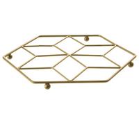 Orsina Vertex Matte Gold Contour Trivet