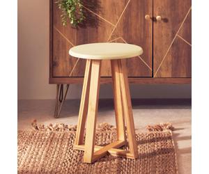 Orsina Viborg Green Bamboo Round Stool