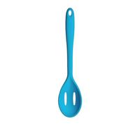 Orsina Vibrant Blue Silicone Slotted Spoon, Heat Resistant Cooking Spoon, Sturdy Perforated Spoon With Hanging Hole